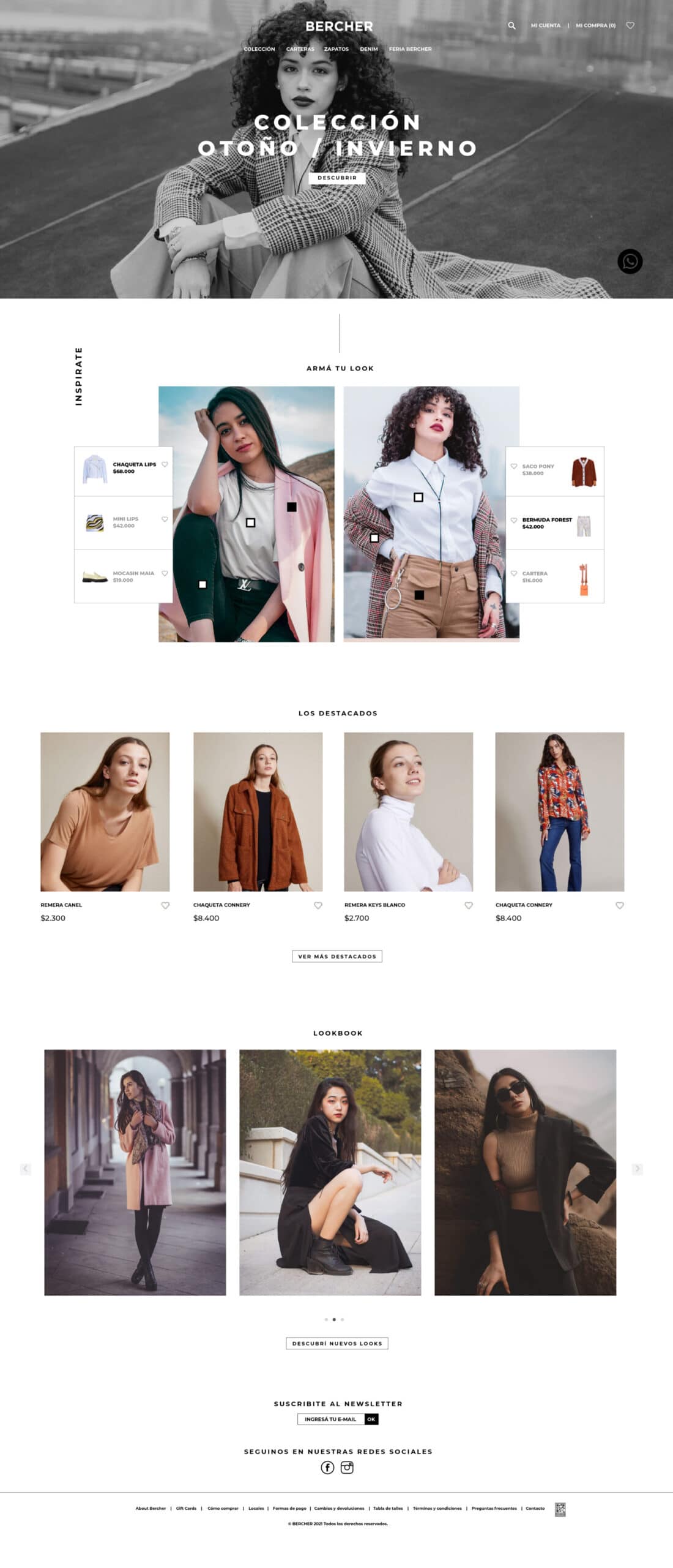 Diseño web de marca de ropa en Buenos Aires