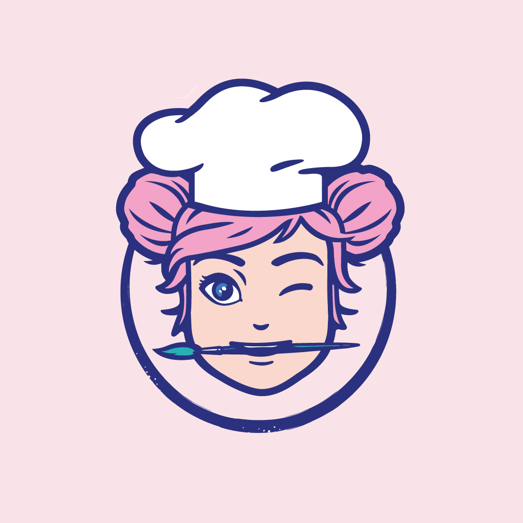 Logotipo de pastelería y repostería