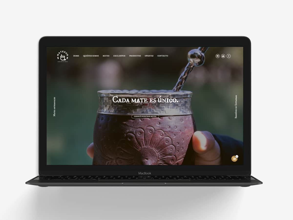 Diseño de sitios web para marcas de mate y yerba en Argentina y Uruguay